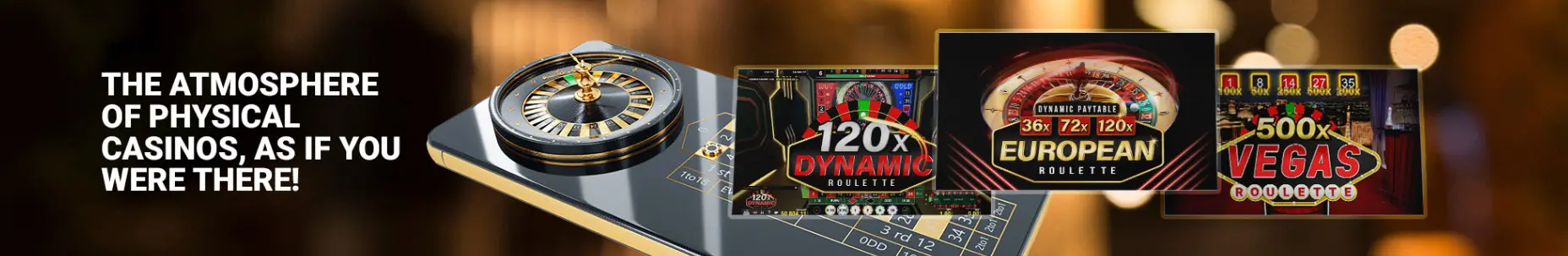 l'atmosfera fisica di GOLDENVEGAS CASINO