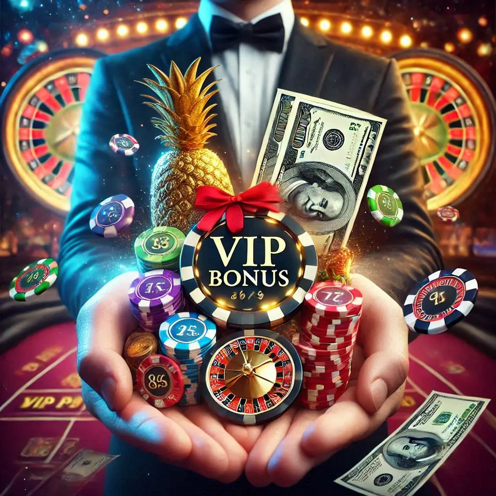 Bonus VIP nelle mani di un giocatore di GOLDENVEGAS CASINO