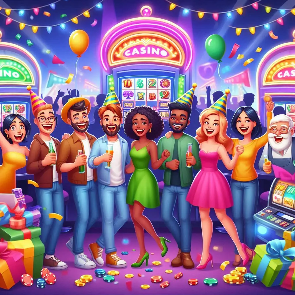 Uomo felice al casinò GOLDENVEGAS CASINO
